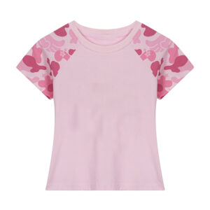 Pink Camouflage Pattern Design T-Shirt