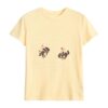 Pink Statement Print Slim-Fit Versatile T-Shirt